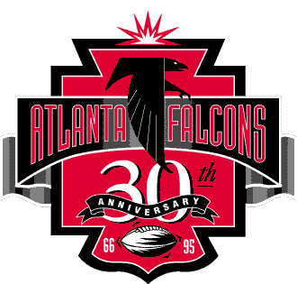 Atlanta Falcons 1995 Anniversary Logo cricut iron on